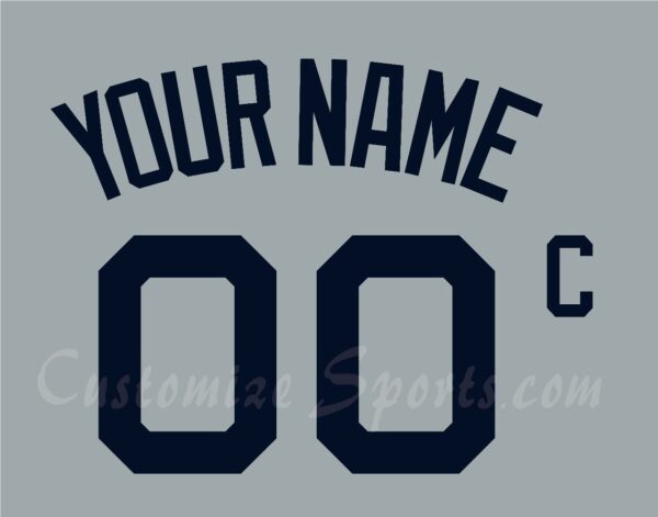Baseball Boston Red Sox Customized Number Kit for 2010-2011 Road Jersey