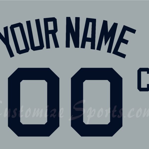 Baseball Boston Red Sox Customized Number Kit for 2010-2011 Road Jersey