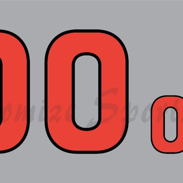Rocket City Trash Pandas Customized Number Kit for 2022-Present Away Gray Jersey