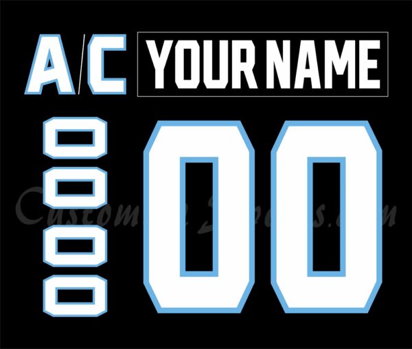 Utah Mammoth Customized Number Kit for 2025-Present Home Jersey