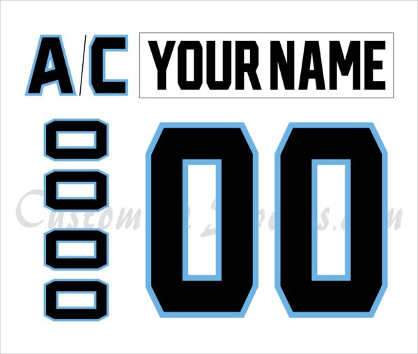 Utah Mammoth Customized Number Kit for 2025-Present Away Jersey