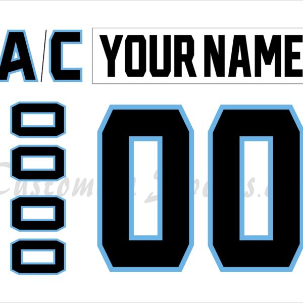 Utah Mammoth Customized Number Kit for 2025-Present Away Jersey