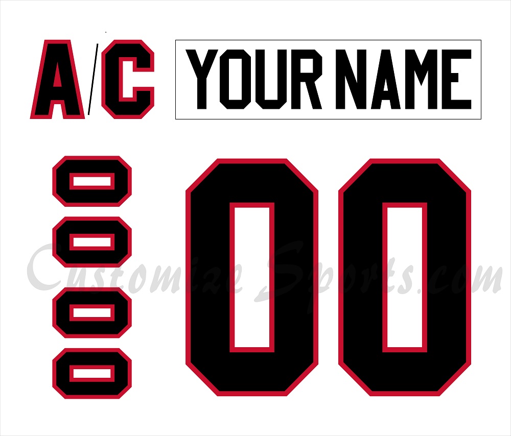 Chicago Blackhawks Customized Number Kit For 2025-2026 Centennial Away Jersey