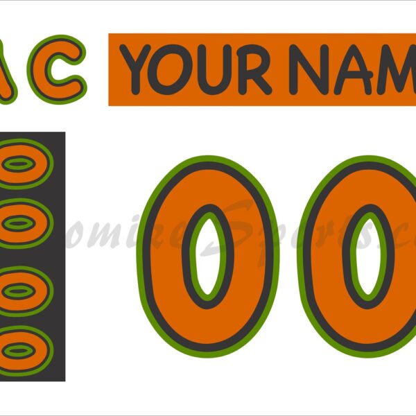 Cincinnati Cyclones Customized Number Kit for 2025-2026 Peanuts Great Pumpkin jersey